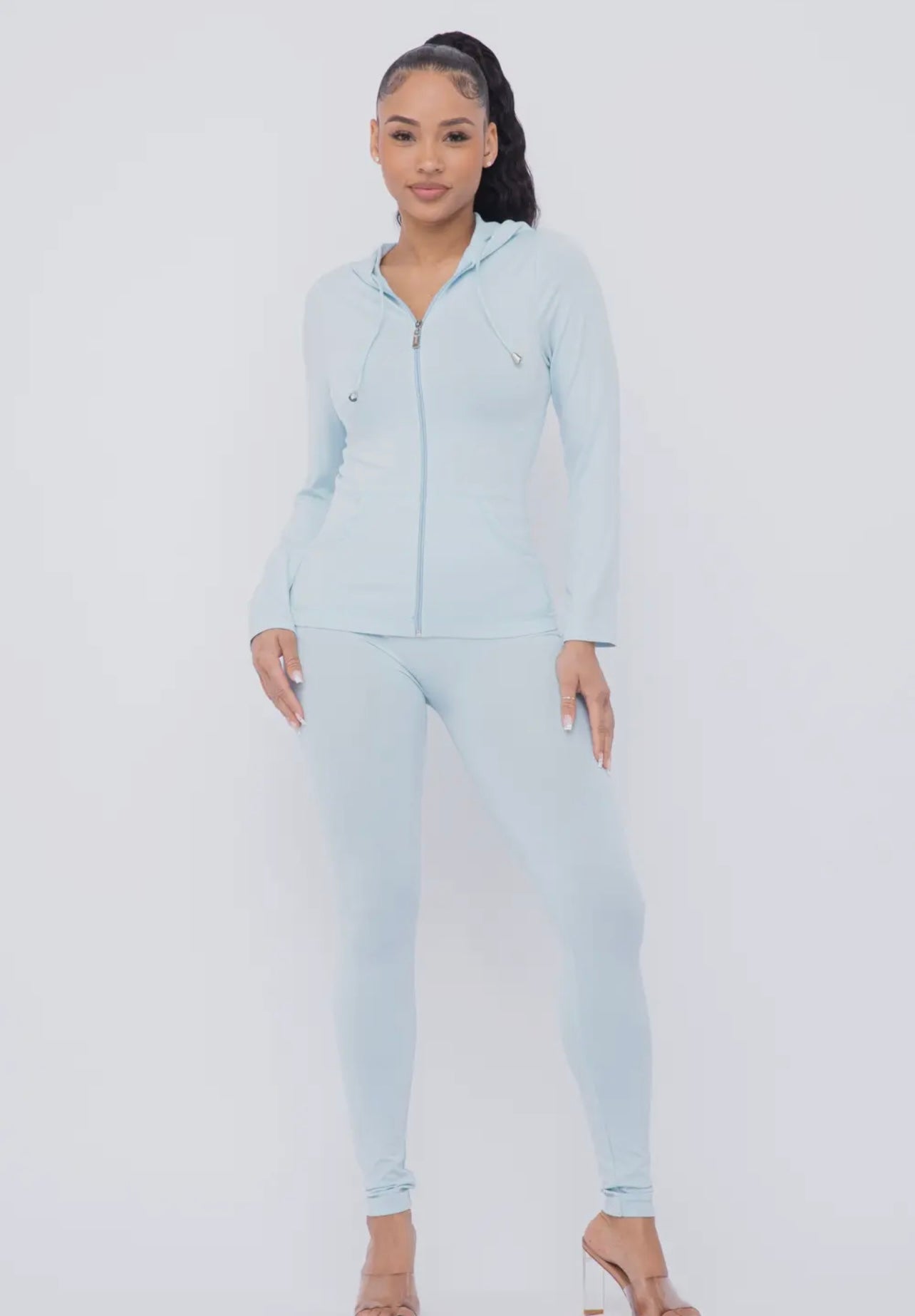 Seamless athletic on the go jogging sets