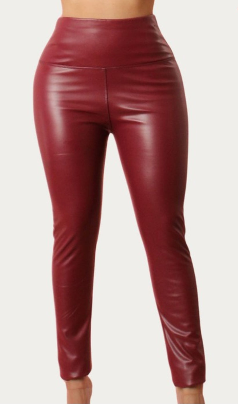 Painted on LEGGING PLUM